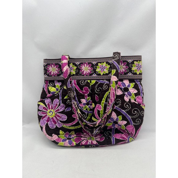 Vera Bradley Shoulder Morgan Purse in Purple Punch ***Retired*** - Picture 1 of 4